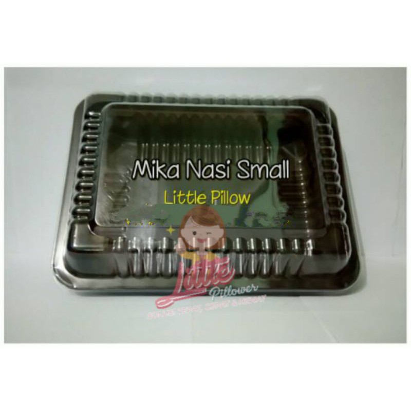 (ISI 50PCS - BROW S) Mika Brownies S/ Kotak Brownies/ Box Brownies/ Mika Kue/ Kotak Kue/ Tray Kue