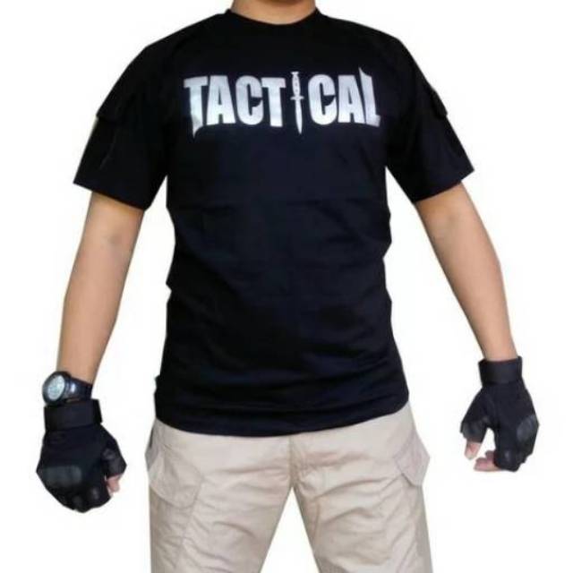 GROSIR KAOS BAJU TACTICAL LENGAN PENDEK SABLON TIMBUL