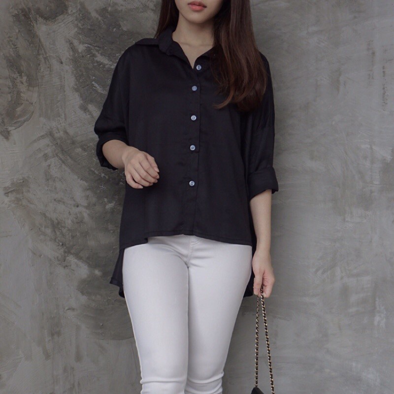 EUDORA Oversized Shirt Kemeja Oversize / Kemeja Kantor / Kemeja Korea / Kemeja Oversized / Atasan Wanita