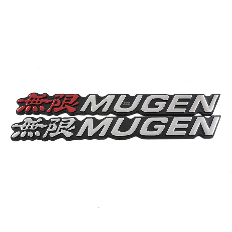 1pc Stiker Emblem Logo MUGEN Bahan ABS Untuk Dekorasi Mobil HONDA MUGEN