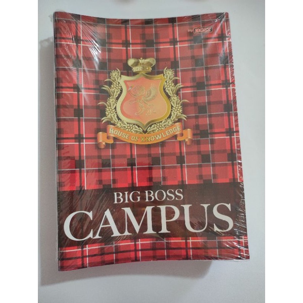 

BUKU TULIS BIG BOSS CAMPUS ISI 36 LBR SEBANYAK 10 BH BUKU / BUKU CAMPUS
