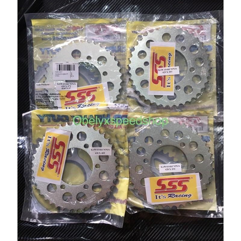 Gear belakang SSS 428  37-40 Ninja R,  RR