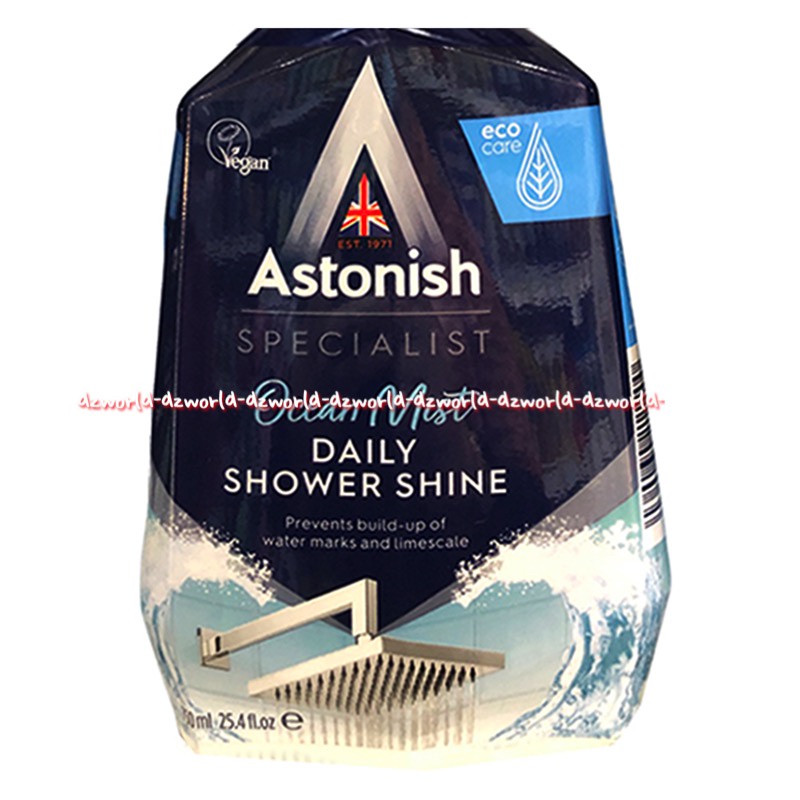 Astonish Daily Shower Shine Pembersih Kerak dan Noda pada Shower 750ml