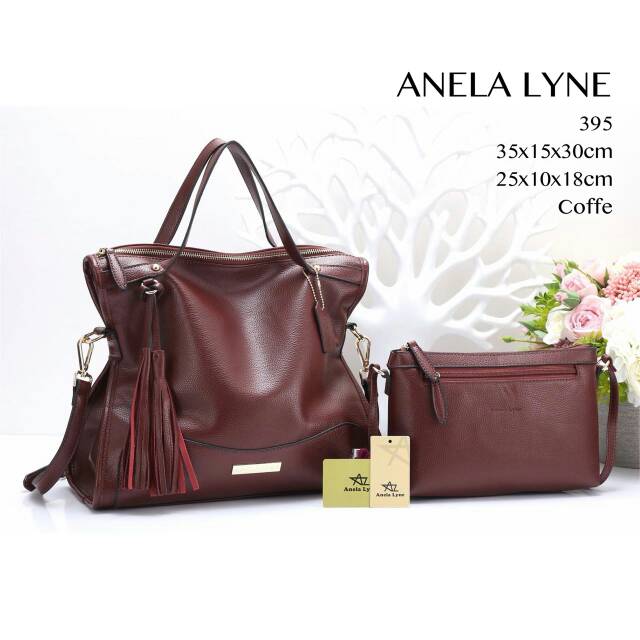 Handbag Wanita Anela Lyne Kamala Original + Sling bag Tas Import Batam
