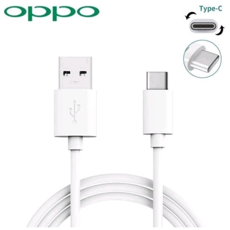 Kabel data oppo original type C USB cable VOOC kabel charger oppo type C