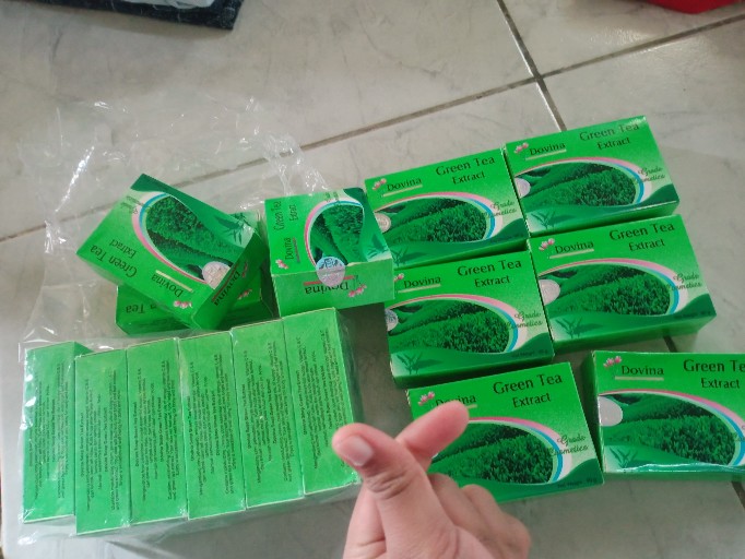 Sabun Dovina Green Tea