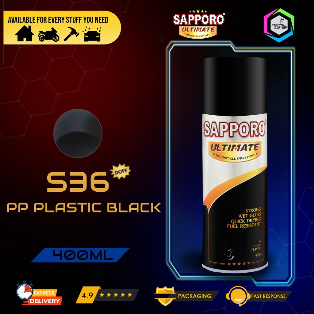 SAPPORO ULTIMATE Cat Semprot - S36 PP PLASTIC BLACK