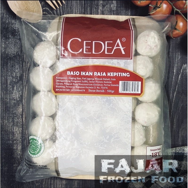 

Cedea Baso Ikan Kepiting 500gr