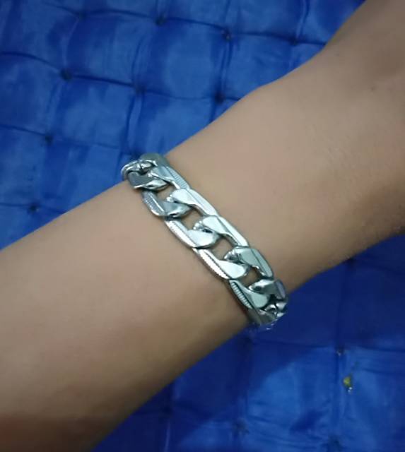 Gelang tangan rhodium 03