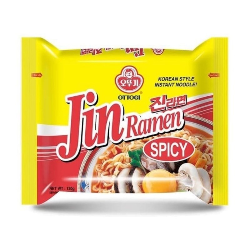 

Ramen Korean Ottogi Jin Ramen Spicy. non halal