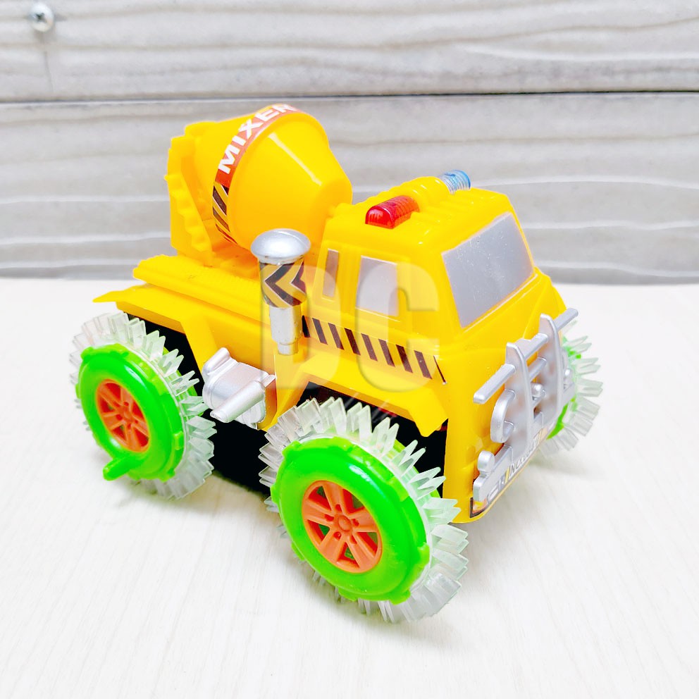 Tumbling Construction Crane Excavator Molen Mainan Truk Konstruksi Jungkir Balik