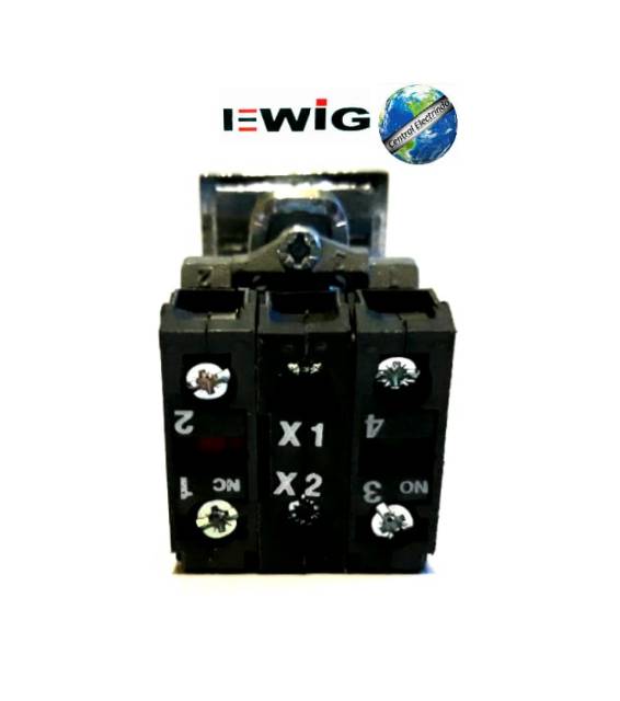 Double Push Button Lampu EWIG 22mm XB2-BW8365 (1NO/1NC)