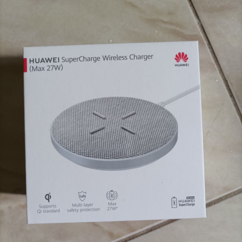 WIRELESS CHARGER HUAWEI 27 WATT BEKAS SECOND + handsfree mate 30 pro original