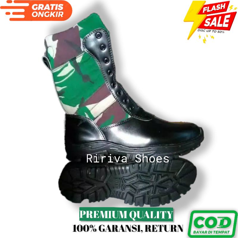Sepatu PDL Loreng Doreng TNI