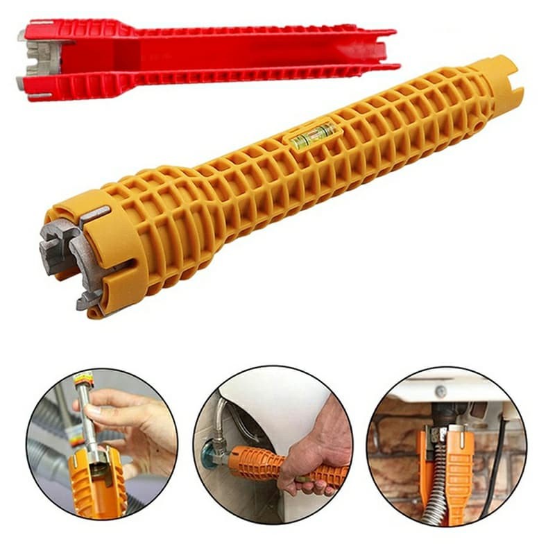 Multifunctional Sink and Faucet Tool Wrench Installer Water Pipe