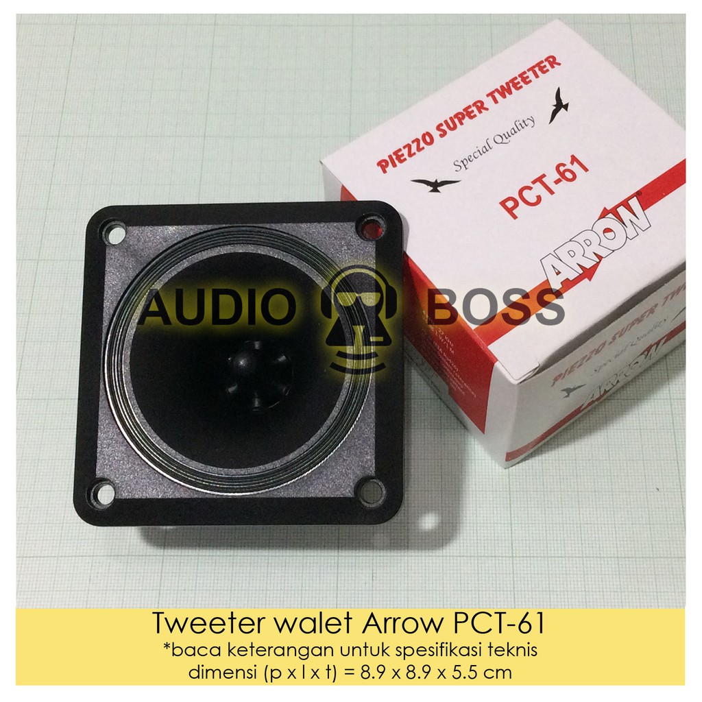 Tweeter Walet Arrow PCT 61 / Tweeter Wallet Piezzo Arrow PCT-61