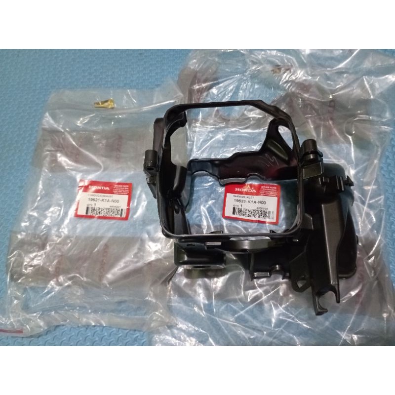 SHIROUD IN EX INLET EXHOUST COVER TUTUP MESIN  ALL NEW BEAT LED  K1A HONDA GENIO ORIGINAL