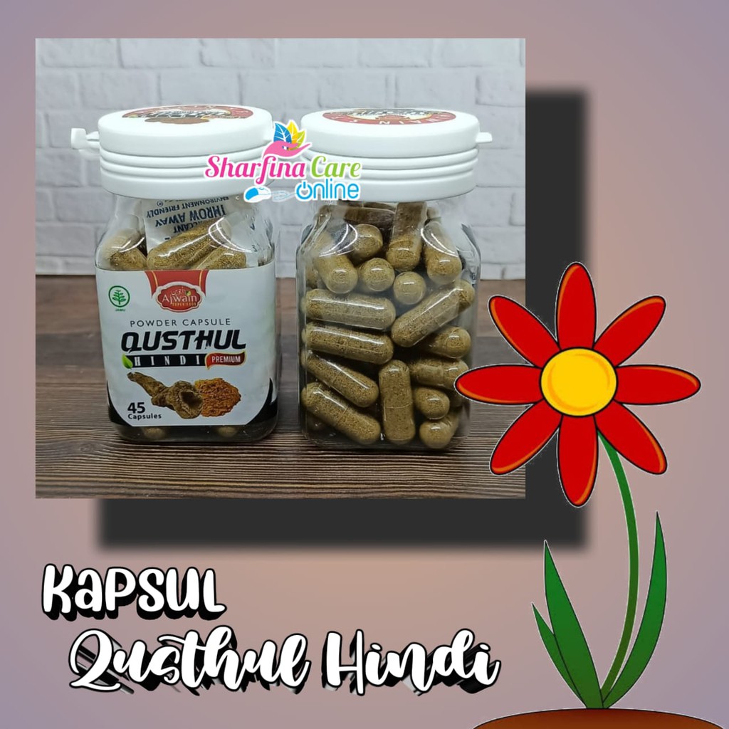 QUSTHUL HINDI COSTUS INDIAN HERB 45 KAPSUL AJWAIN