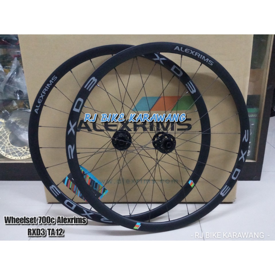 Wheelset Alexrims RXD3 Roadbike 700c Disc Brake