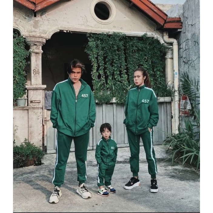 Geso x Seeing Peace - 1 Set Squid Oversize Jaket dan Celana