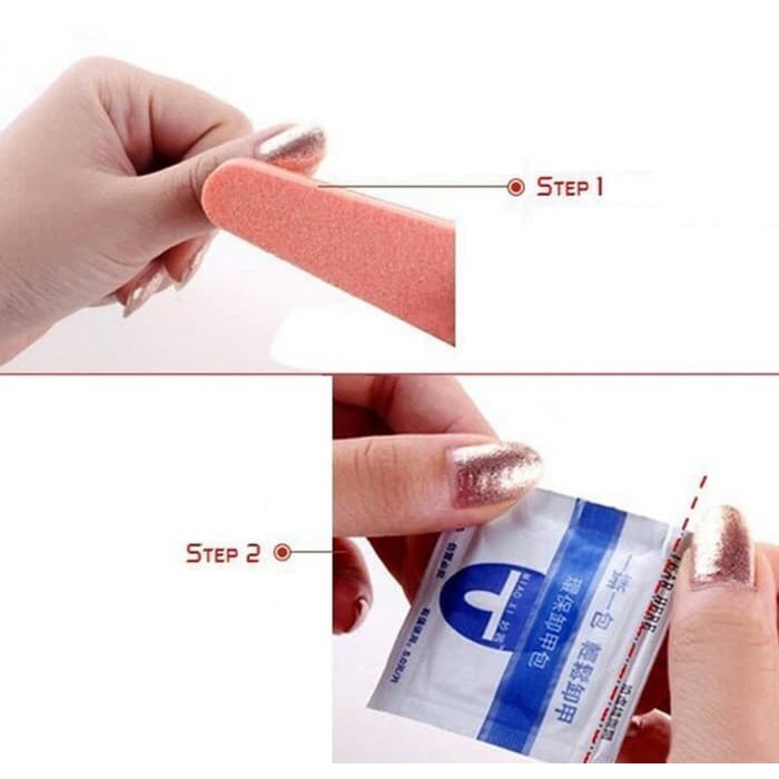 Nail gel removal wrap / penghapus hapus kutek gel instan murah aceton