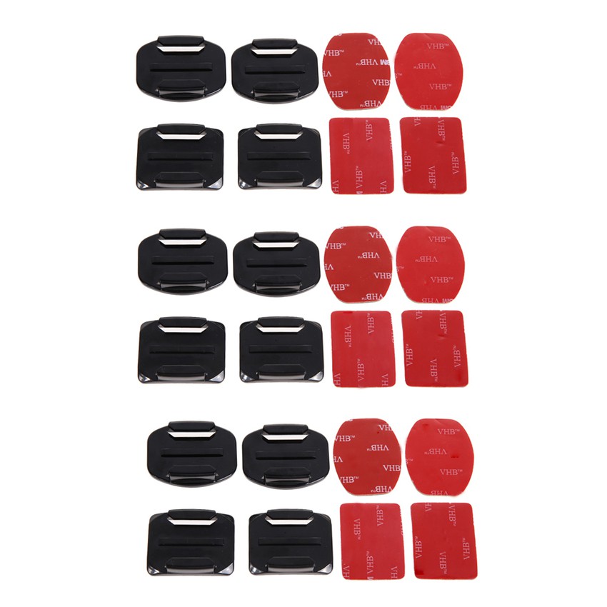 

Curved and Flat Surface 12pcs Mount 3M Adhesive Sticker GoPro Xiaomi