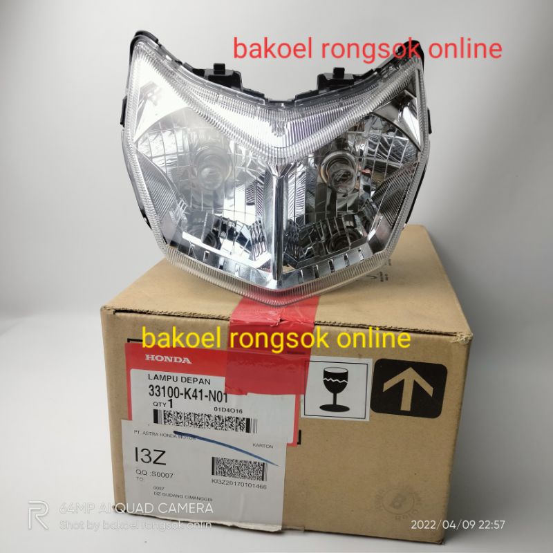 reflektor lampu depan Supra x 125 fi original