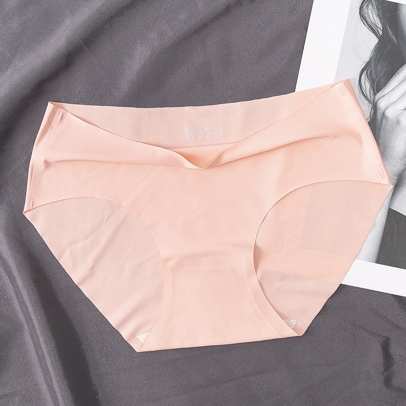 [COD] Celana Dalam Seamless Wanita Premium Quality Seamless Halus Tanpa Jahitan CD Underwear yoroyal-Light Orange