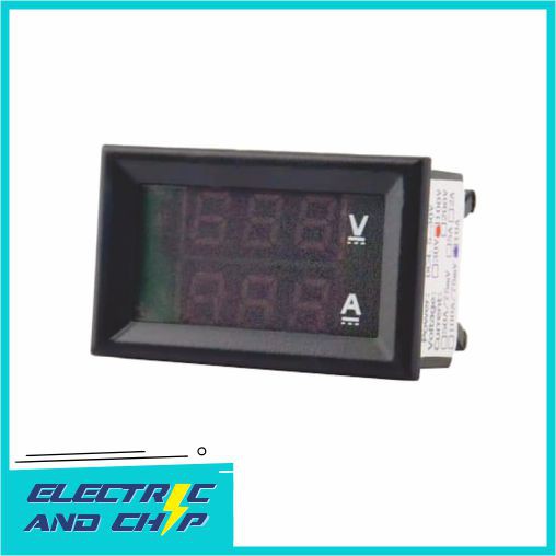 Voltmeter Ammeter Digital DC 10A 1-100V