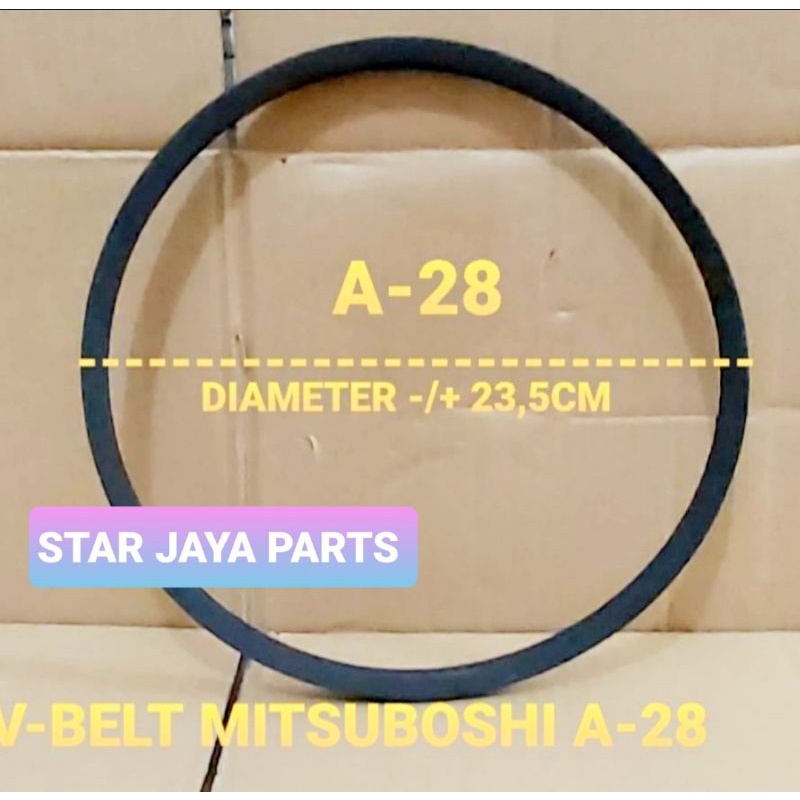 Vanbelt V-Belt Mesin Cuci A-28 Mitsuboshi