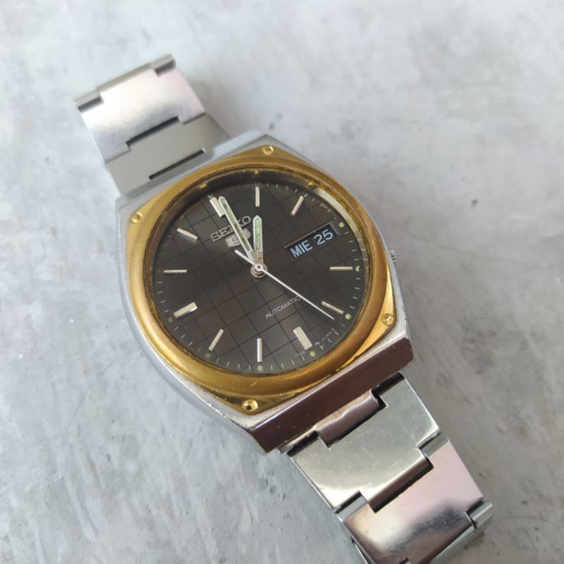 jam tangan vintage seiko 5 jadul
