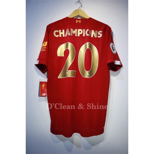 Jersey Liverpool FC Home 2019/20 CHAMPIONS 20 New Balance Original