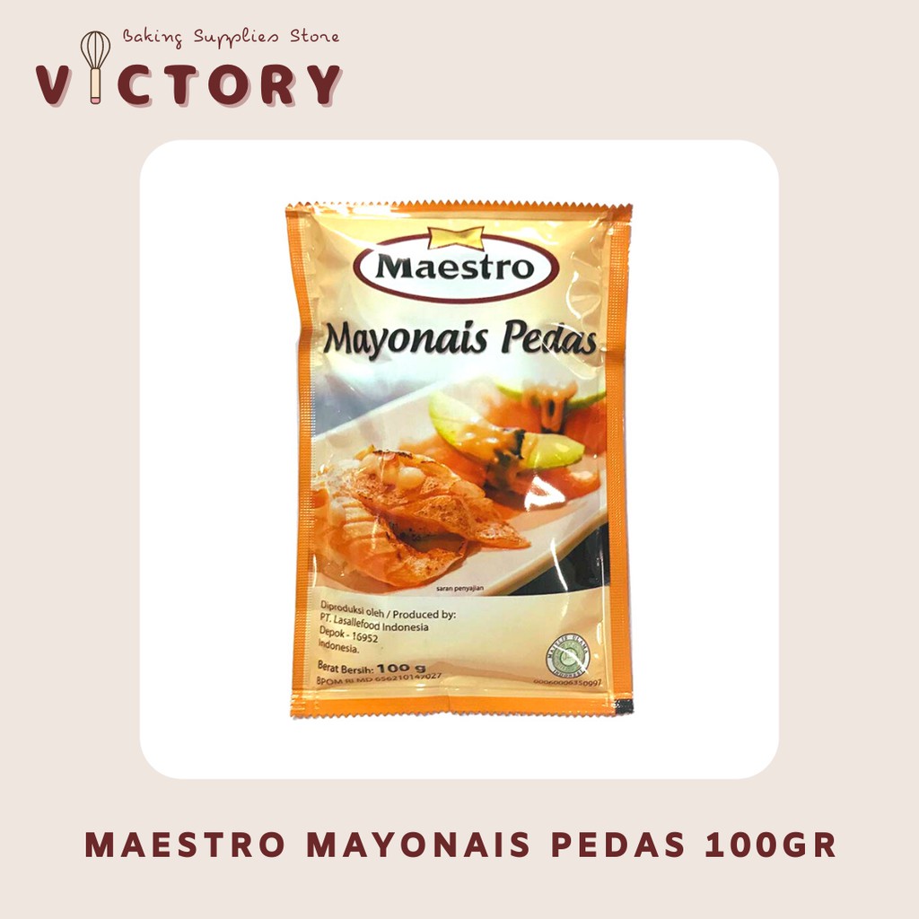 

MAESTRO Mayonais Pedas 100gr - Saus Mentai
