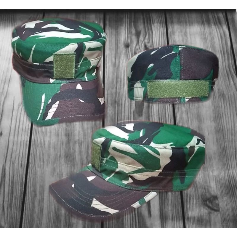 topi pet pdl velbet waterproof / topi pet pdl bahan velbet/topi pet comando TNI AD