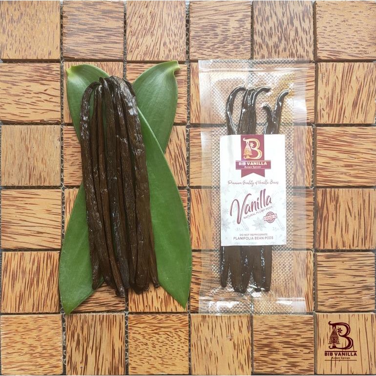 

Vanilla Beans / Biji Vanilla / Planifolia INDONESIA Lembab 10 gram