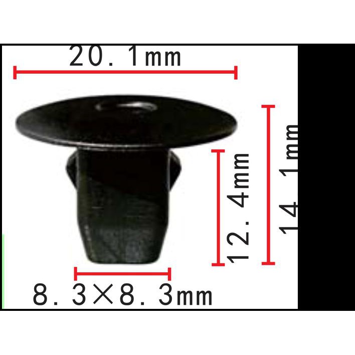 Kancing Klip Dudukan Baut Fender Honda Civic / Brio Promo