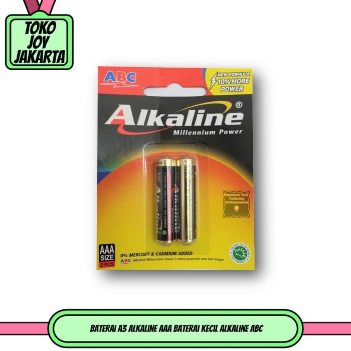 Baterai A3 Alkaline AAA Baterai Kecil Alkaline ABC