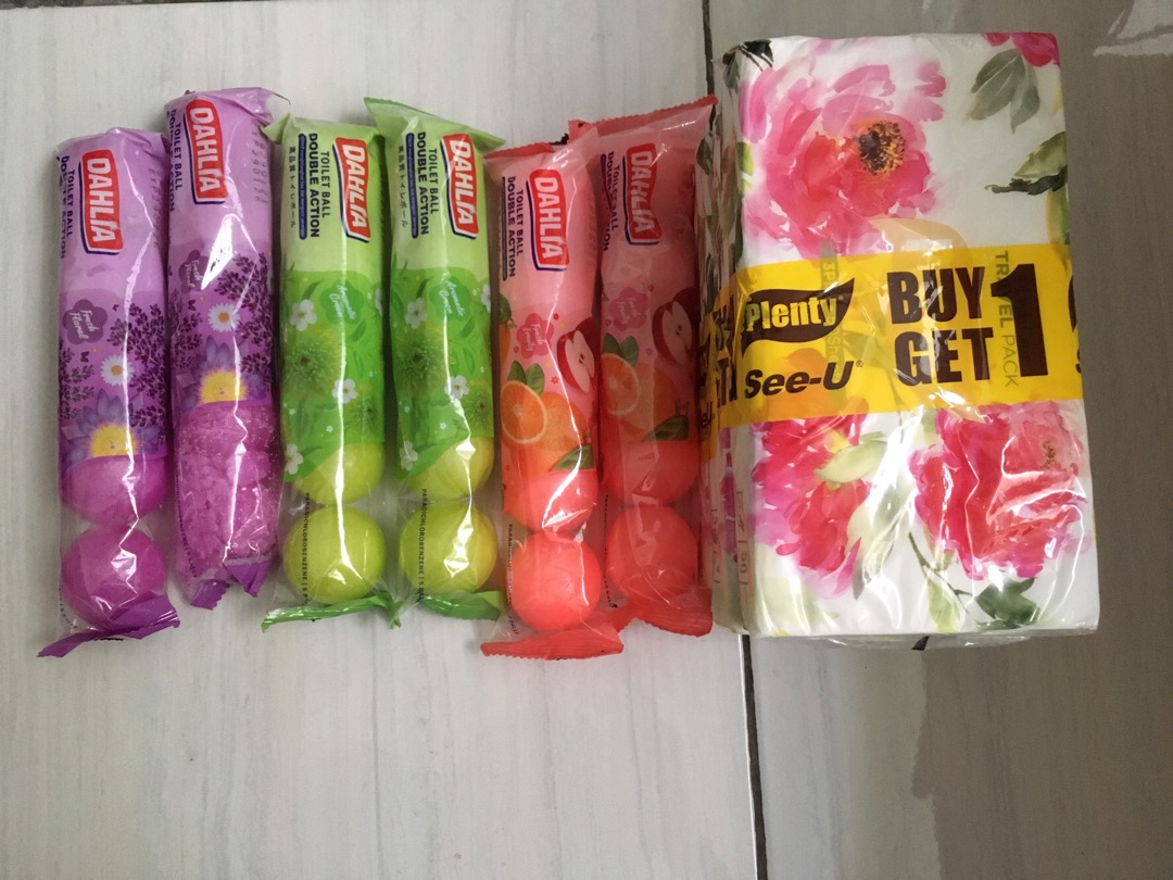 Dahlia Kamper Toilet Ball Fresh Floral [5 Pcs]