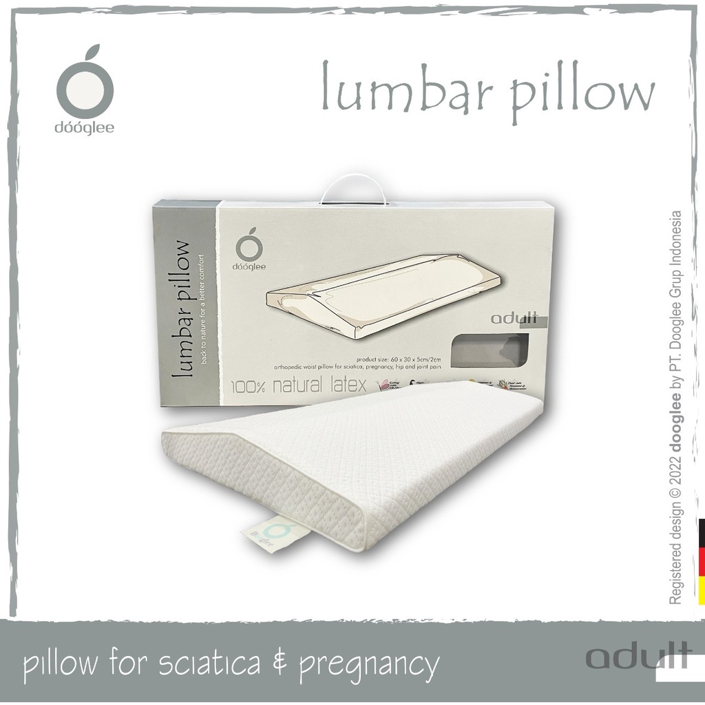 Dooglee Lumbar Pillow | Bantal Kesehatan