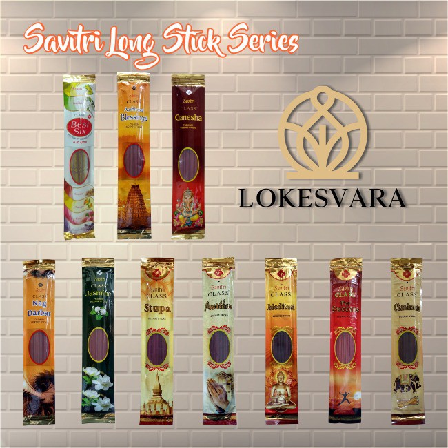 Dupa Hio Wangi Harum India Aromaterapi Savitri Long Stick 39cm 50 Stik