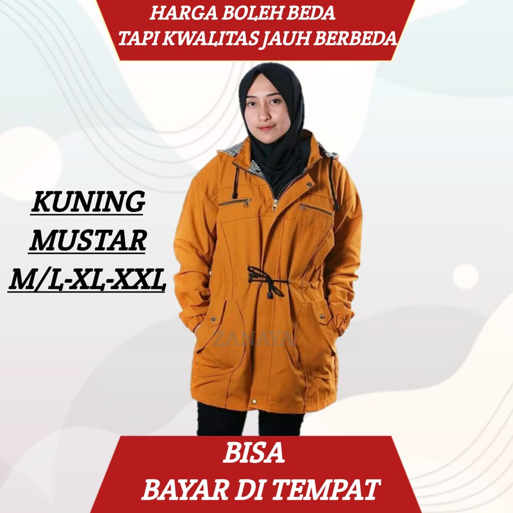 Jaket wanita parka Big Size Cocok Untuk Musim Dingin