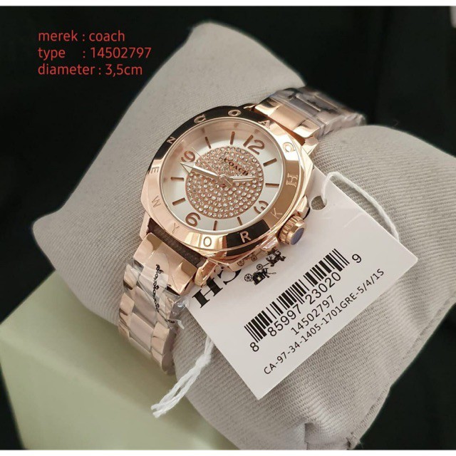 [ COACH ORIGINAL - GARANSI UANG KEMBALI ] JAM TANGAN COACH NEW YORK RGW ORIGINAL