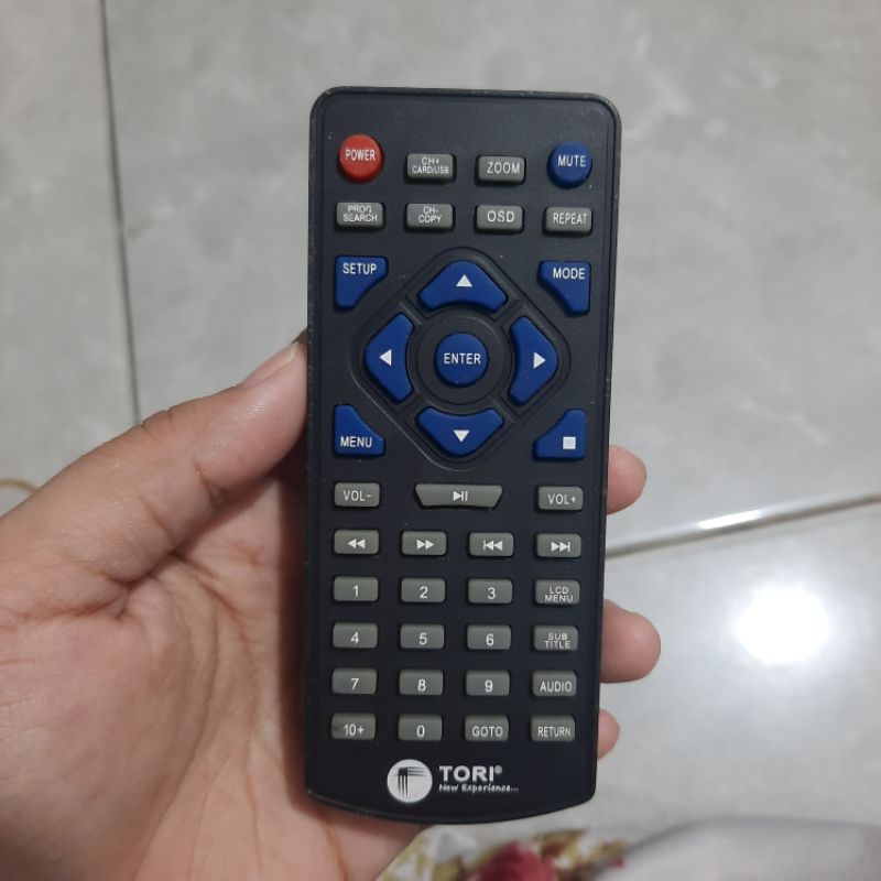 REMOTE REMOT DVD PLAYER TORI ORIGINAL ASLI