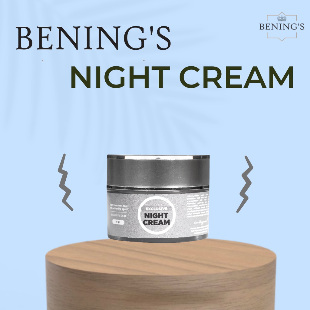 NIGHT CREAM Benings Bening's Skincare by Dr. Oky Pratama