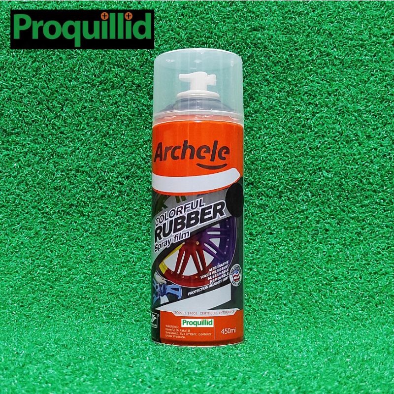 ARCHELE CAT SEMPROT KARET PILOX PYLOX WARNA HITAM STICKER VELG RUBBER PAINT SPRAY FILM PURPLE ARCHEL