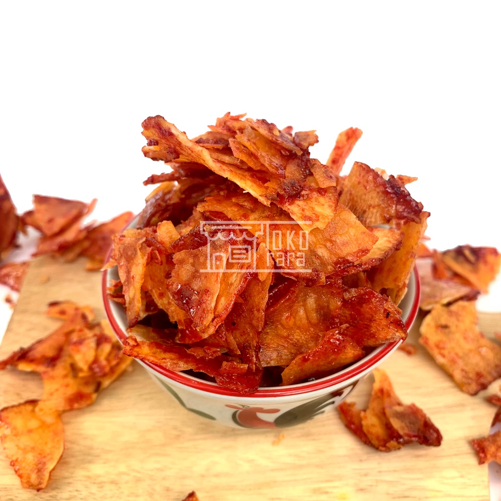 

Keripik Singkong Lengket Pedas Manis - 300Gram