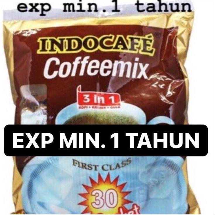 

[PROMO CLD74] INDOCAFE COFFEEMIX (30 SACHET X 20 GRAM) / INDOCAFE COFFEMIX 3IN1 Produk Keren