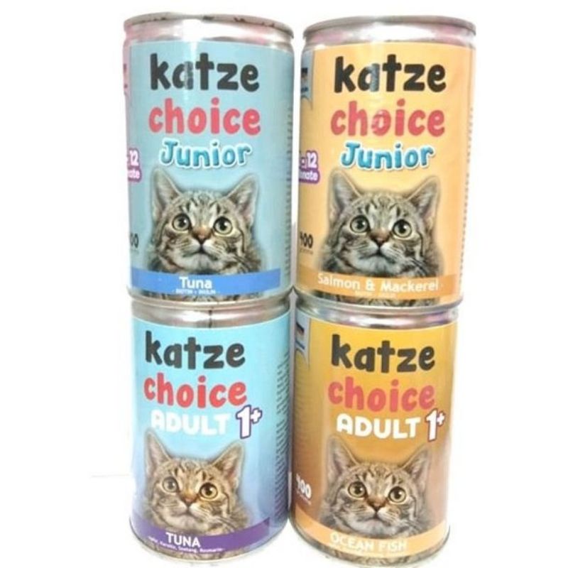 Makanan Kucing Katze Choice Kaleng 400g