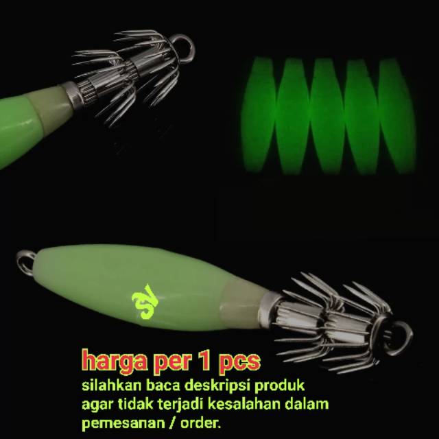 Umpan cumi model apollo - squid jigger fishing hook