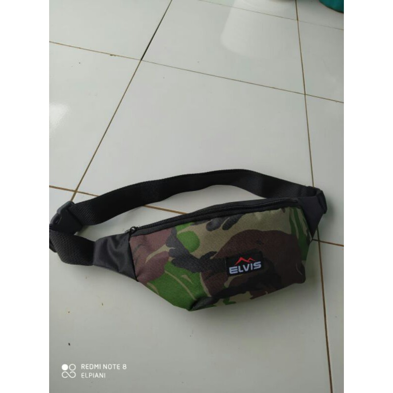 waistbag army murah tas pinggang army elvis